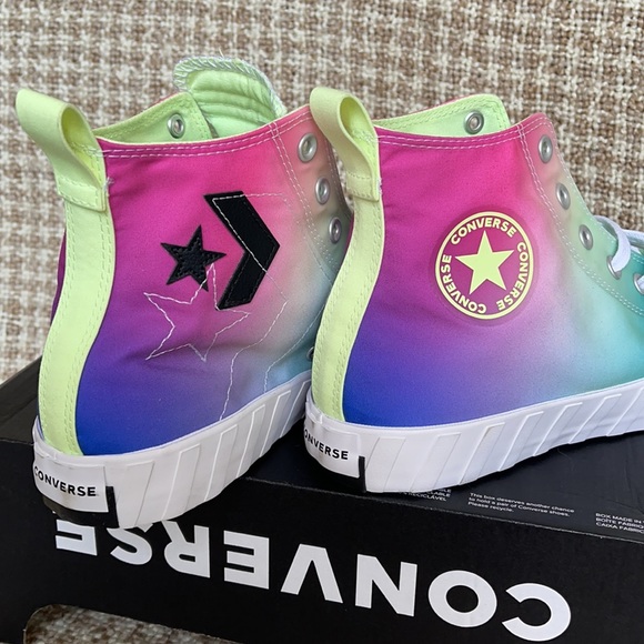 Converse Untitled Hi White/Barely Volt/Black MEN`S - Picture 15 of 15